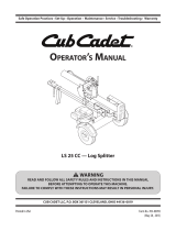 Cub Cadet LS 25 CC User manual