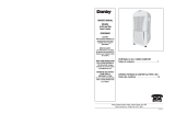 Danby DDR586R User manual