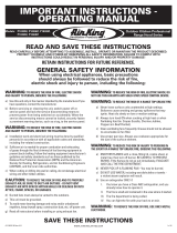 Air King B900 Operating instructions