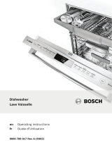 Bosch SHE68TL5UC Owner's manual