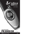 Cobra microTALK PR3000DX User manual