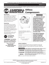 Campbell Hausfeld MW2500 Series Operating instructions