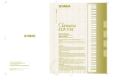 Yamaha CLP115 Owner's manual