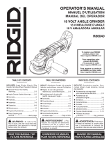 RIDGID R86040 User manual