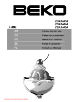 Beko CSA34000 Datasheet