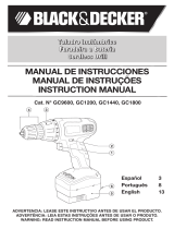 Black & Decker GC1800 User manual