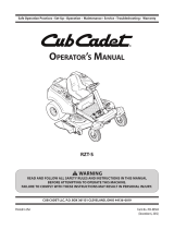 Cub Cadet RZT S46 User manual