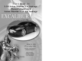 Excalibur Aston Martin V8 Vantage 9459 User manual