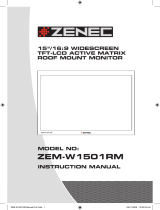 ZENEC ZEM-W1501RM User manual