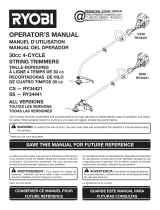 Ryobi C430 RY34421 User manual