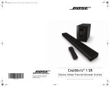 Bose CineMate® 1 SR home theater speaker system User manual