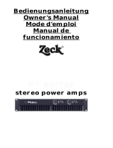 Zeck-audio AP1200 Owner's manual