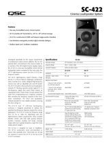 QSC DCS-SC-422C User manual