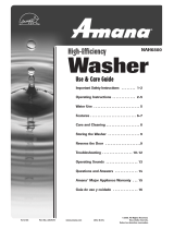 Amana NAH6800 User manual