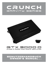 Crunch GTX 3000 D Owner's manual