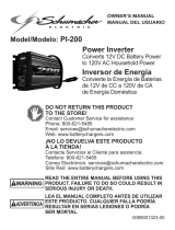 Schumacher Electric PI-200 User manual
