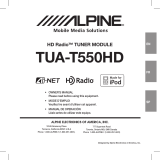 Alpine TUA-T550HD User manual