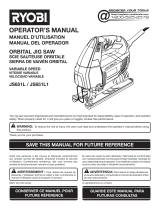 Ryobi JS651L User manual