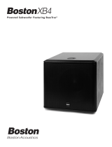 Boston Acoustics XB4 User manual