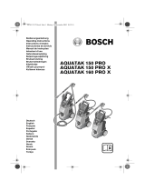 Bosca Aquatak 160 X Operating instructions
