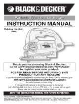Black & Decker JS660 User manual