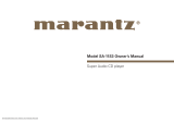 Marantz SA-11S3 Owner's manual