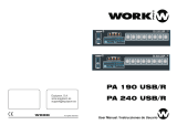 Work Pro Pa 190 USB User manual