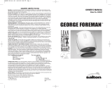 George Foreman GR26TMR User manual