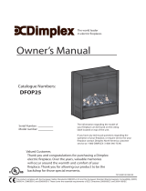 Dimplex DFOP25 Owner's manual