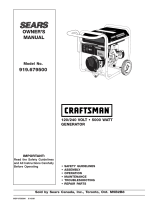 Craftsman MGP-679500 Owner's manual