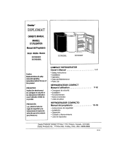 Danby DCR033W Owner's manual