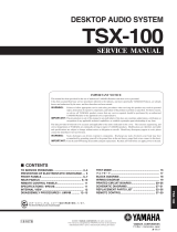 Yamaha TSX-100 User manual