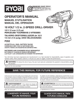 Ryobi P202 User manual