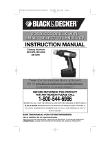 Black & Decker BD12PS User manual