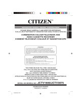 Citizen JCTV3075 User manual