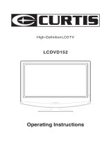 Curtis LCDVD152 User manual