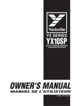 YORKVILLE YX10SP Owner's manual