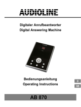 AUDIOLINE AB 870 Owner's manual