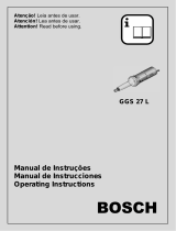 Bosch GGS 27 L Operating instructions