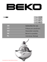 Beko CSA 24002 - Datasheet