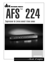 dbx AFS224 Owner's manual