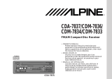 Alpine CDM-7834 Owner's manual
