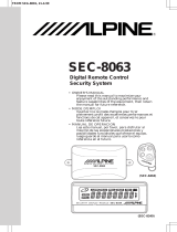 Alpine SEC-8463 User manual