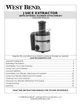 West Bend Chris Freytag User manual