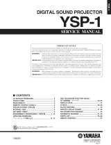 Yamaha YSP-1 User manual