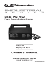 Schumacher INC-700A User manual