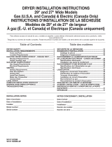 Whirlpool W10115228B Operating instructions