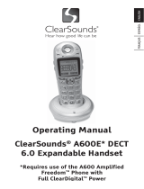 ClearSounds A600E Owner's manual