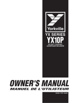 YORKVILLE YX10SP Owner's manual