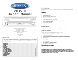 Jensen VM9510 Owner's manual